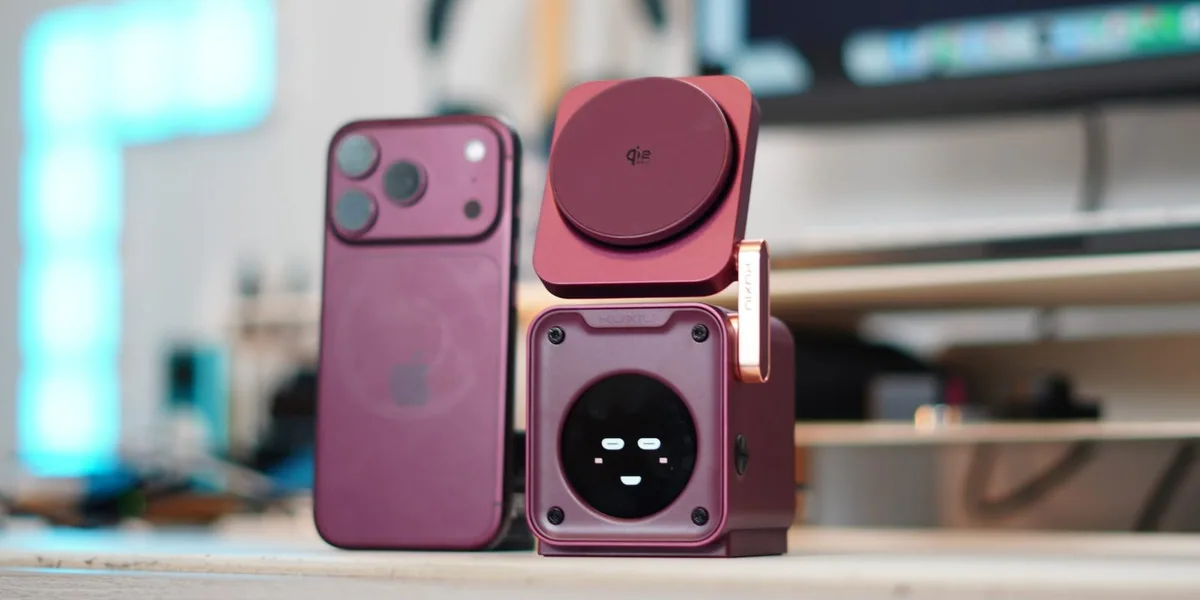 Kuxiu D5 Charger Now Available in Burgundy for iPhone 18 Pro