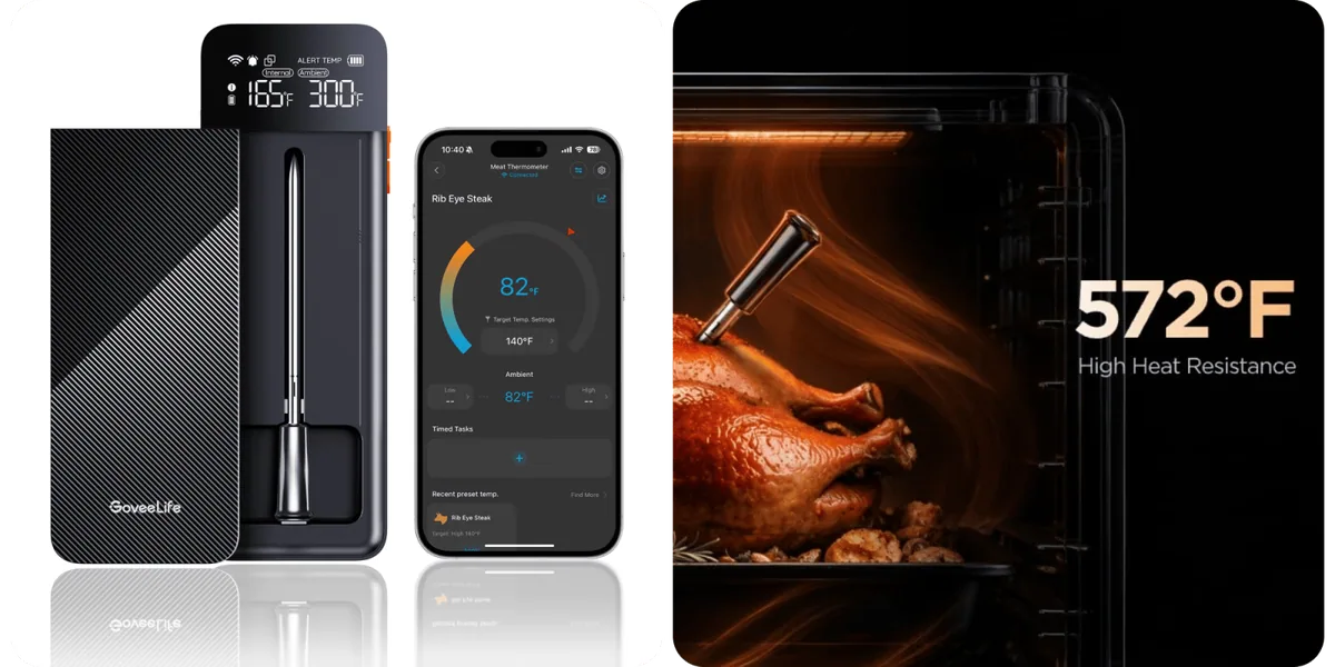 Wireless meat thermometer drops to $35 with 30% discount