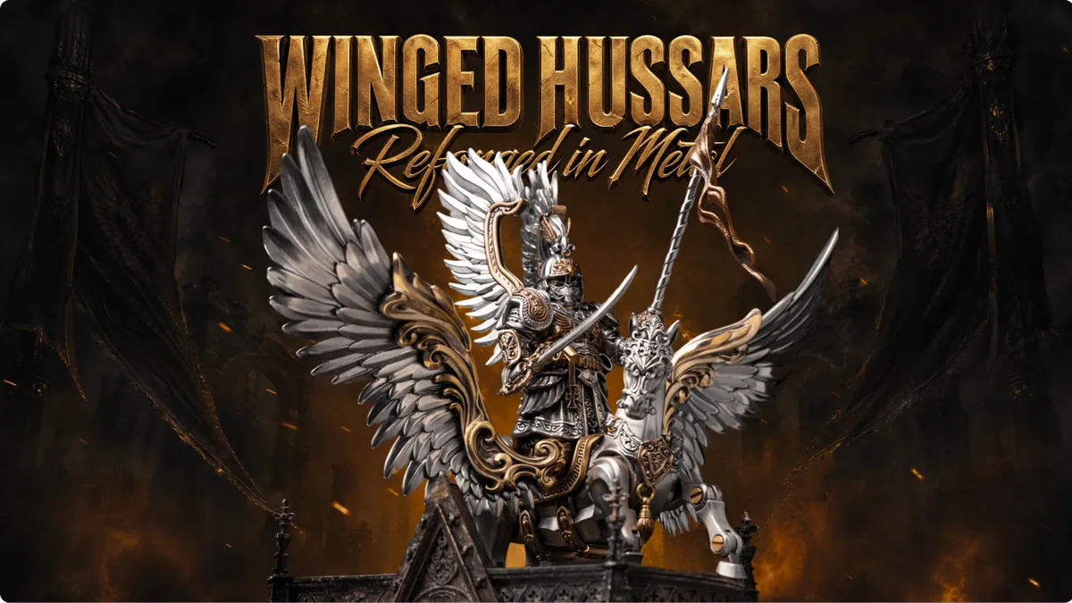 Sponsored: Winged Hussar - Magnetic Metal Figure