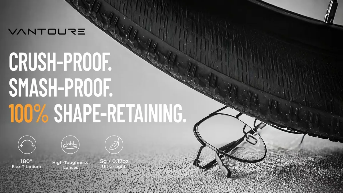 Sponsored: Vantoure Vera: Bend-Proof, Lightweight Everyday Glasses (Late Pledges)