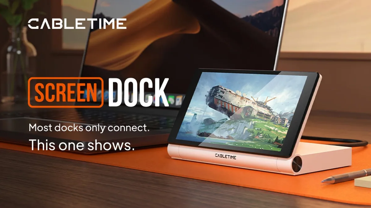 Sponsored: CABLETIME ScreenDock: Built-in Screen. More Than Just Ports
