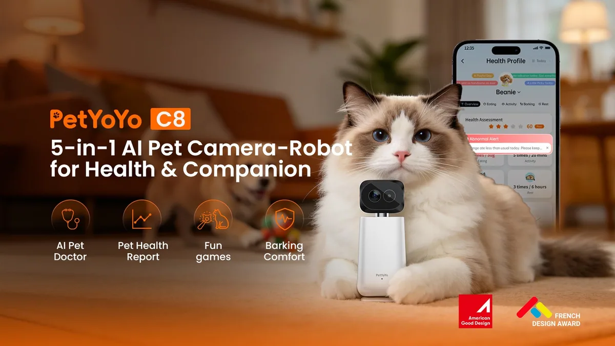 Sponsored: PetYoYo: 5-in-1 AI Pet Camera-Robot for Health & Companion