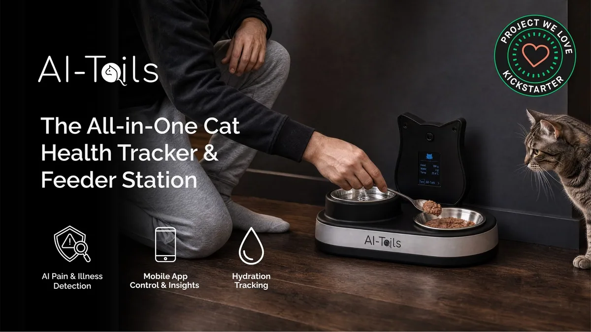 Sponsored: AI-Tails: First AI-Powered Smart Health Cat Feeding Station