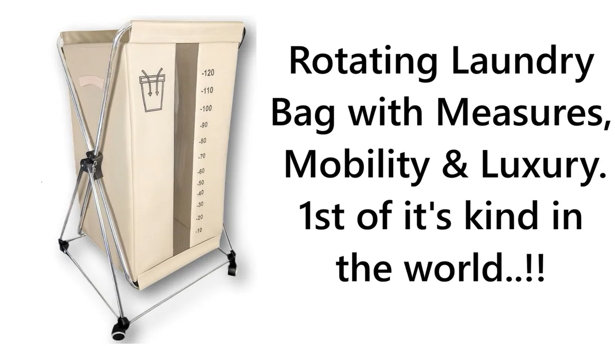 Sponsored: Vertically Rotating Laundry Bag - World's 1st of it's kind