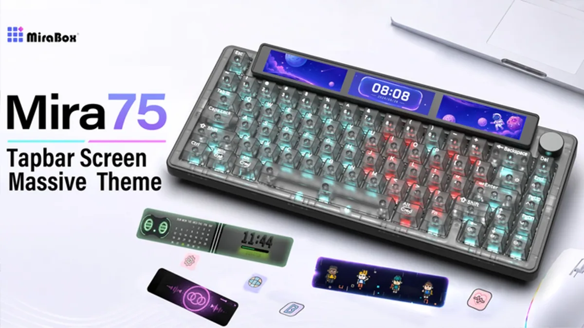 Sponsored: MiraBox Mira75: Keyboard with Screen