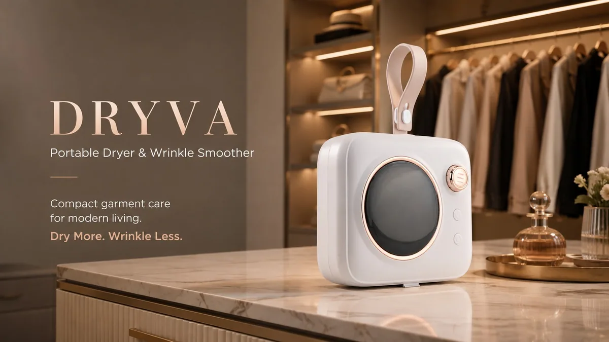 Sponsored: DRYVA: The 2-in-1 Portable Dryer & Wrinkle Smoother