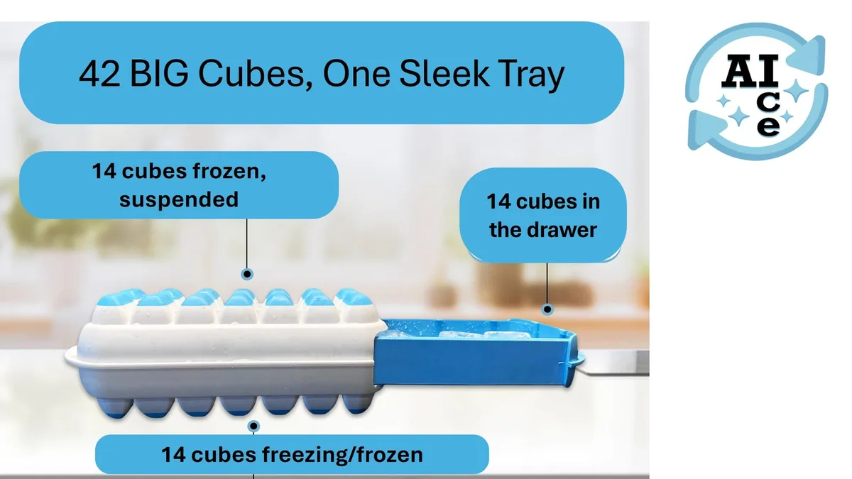 Sponsored: A-Ice. Because we HATE the ice cube tray