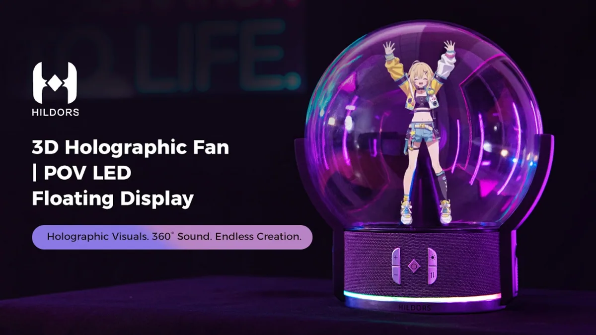 Sponsored: Hildors 3D Holographic Fan