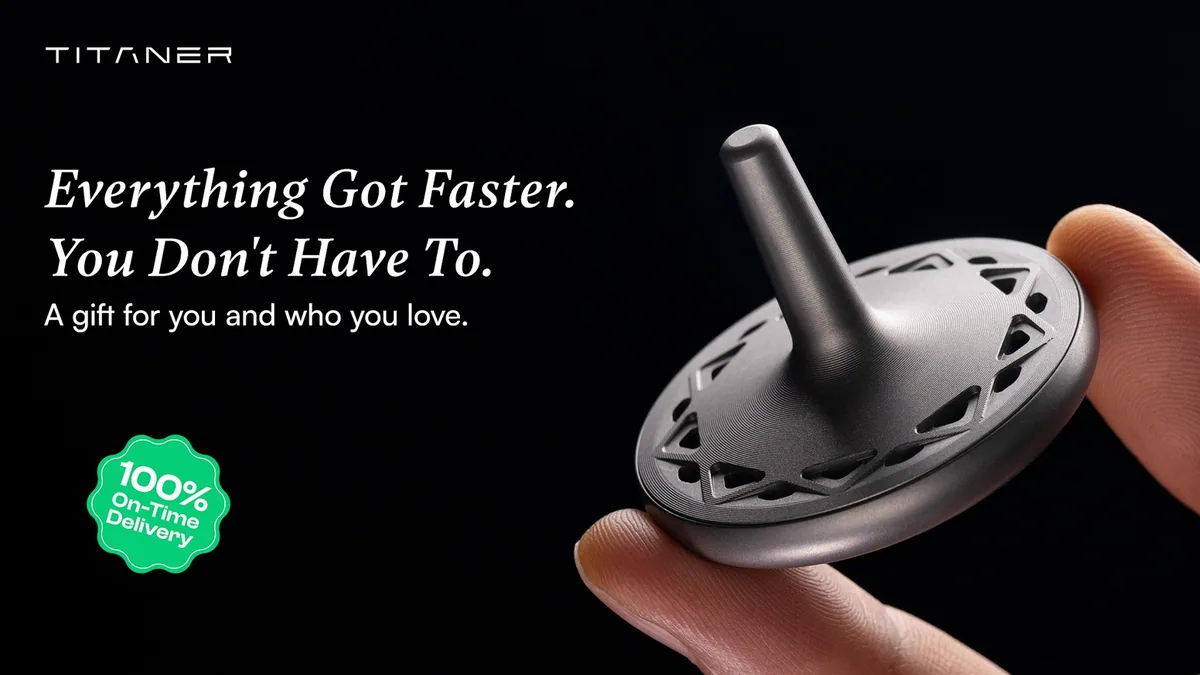 Sponsored: Zephyra: A Titanium Spinning Top That Diffuses Scent