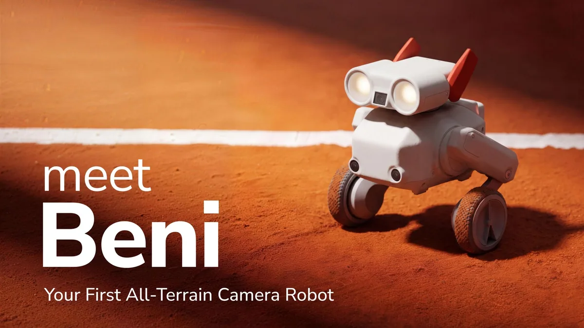 Sponsored: Meet Beni, Your First All-Terrain Camera Robot