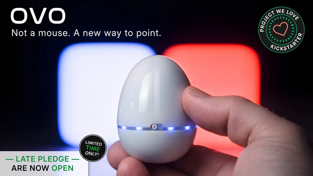 Sponsored: OVO: Not a Mouse. A New Way to Point. (Late Pledges)