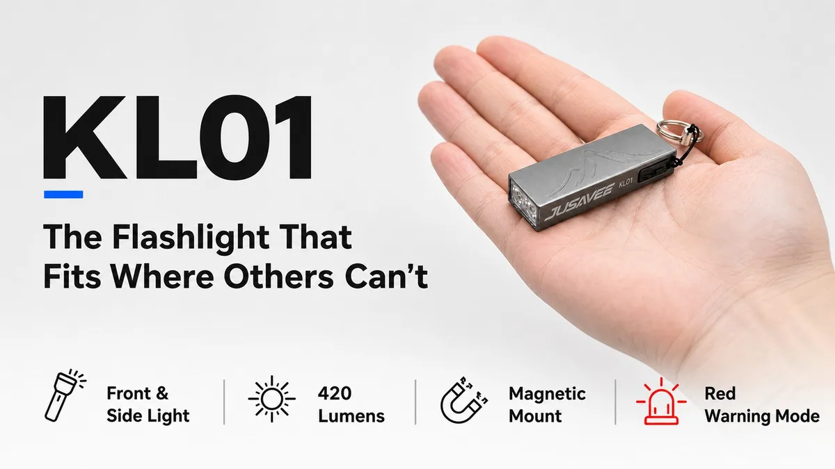 Sponsored: KL01-Mini: The Flashlight That Fits Where Others Can't