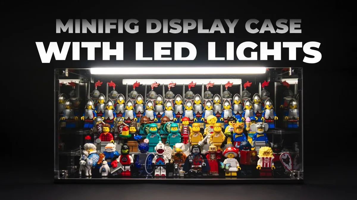 Sponsored: Spotlight | Acrylic Minifigure Display Case with LED Lights