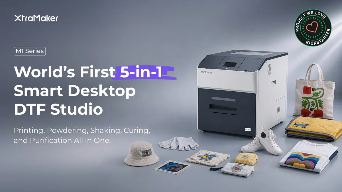 Sponsored: XtraMaker M1&M1 Pro: Your 5-in-1 Automated DTF Studio
