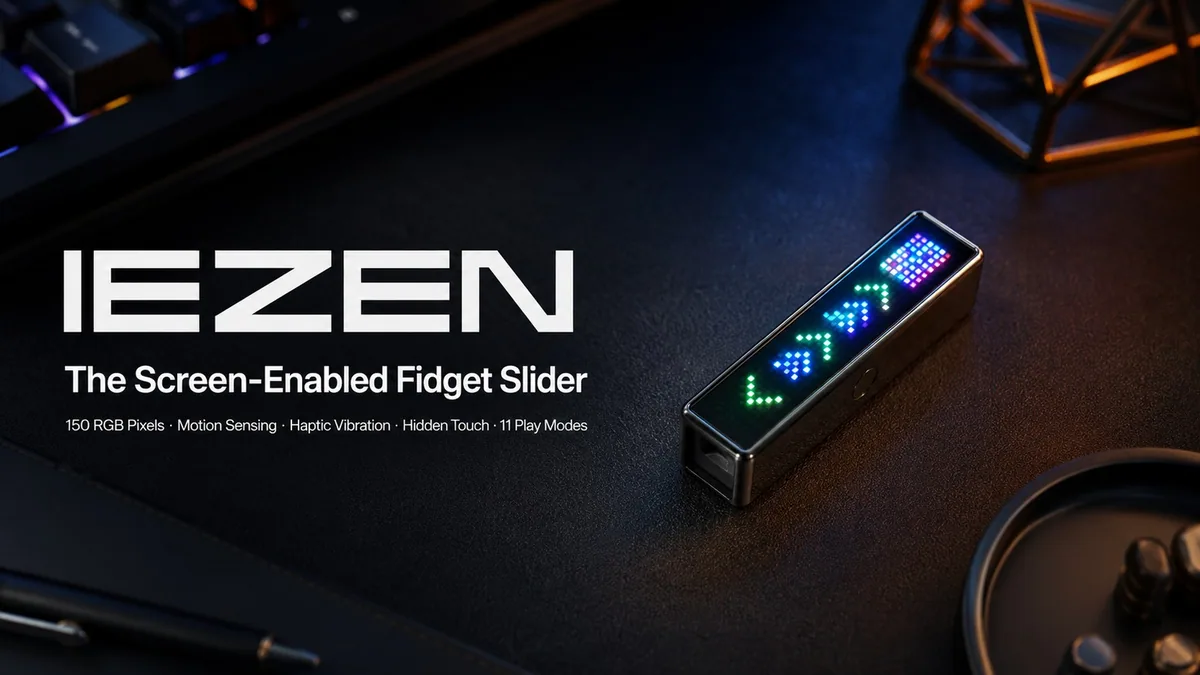 Sponsored: EDC FB1: World’s First LED Matrix Fidget Toy
