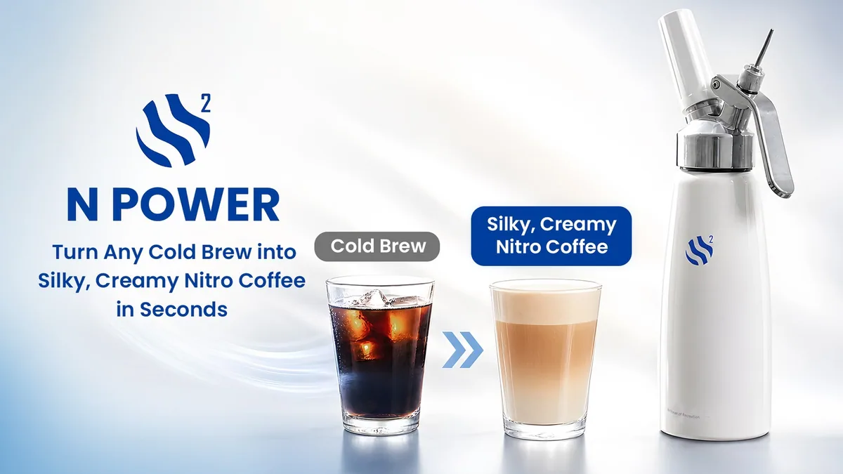 Sponsored: N POWER — Turn Any Cold Brew into Silky, Creamy Nitro Coffee